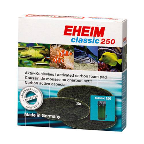 Eheim Carbon Filter Pads Classic 250 350 600 - Real Aquatics