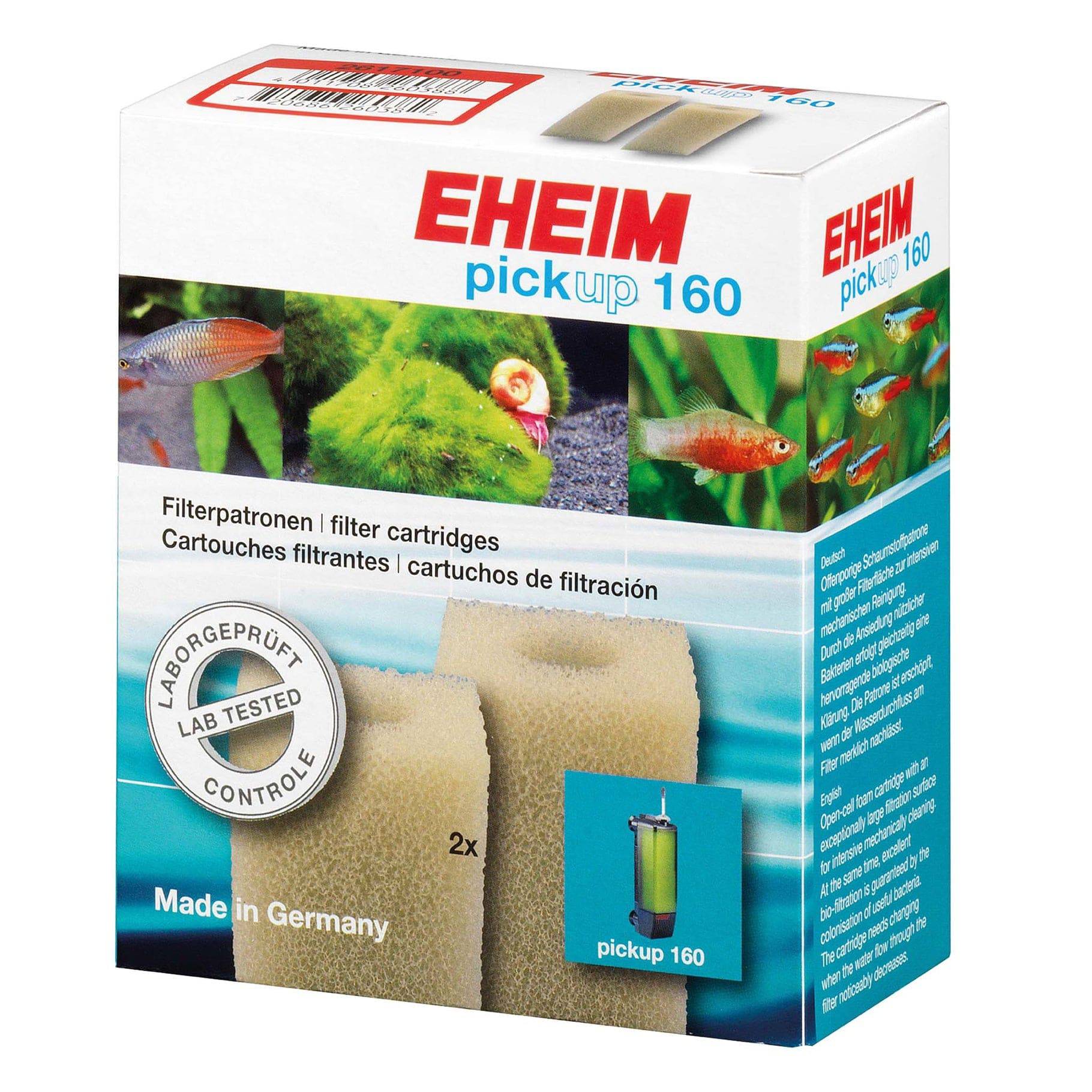 Eheim Filter Cartridges Pickup 160 2pk 2617100