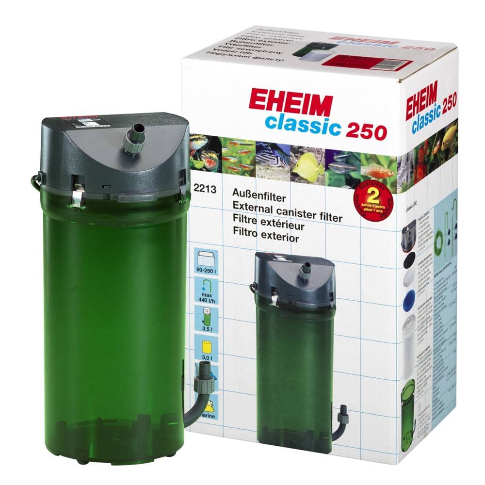 Eheim Classic External Filter 250 2213 Tanks up to 250L - Real Aquatics