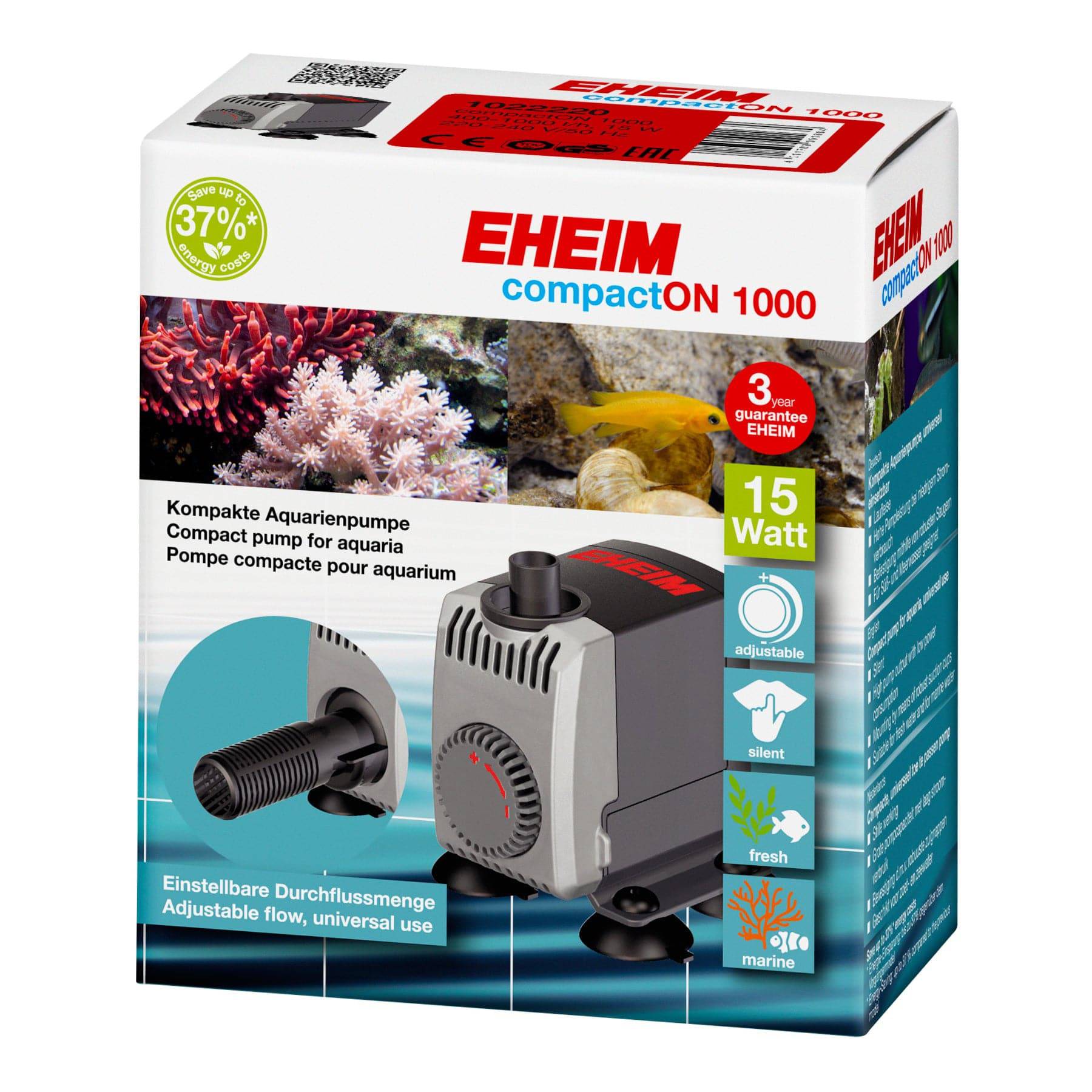 Eheim compactON 1000 Water Pump 400-1000L/h