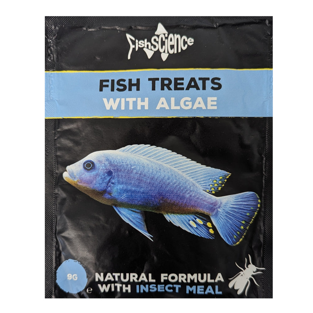 FishScience Fish Treats with Algae 9g Sachet