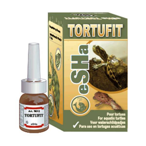 eSHa Tortufit Freshwater Turtle Tonic Tap Safe 10ml - Real Aquatics