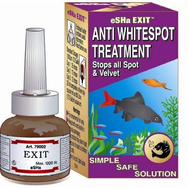 eSHa Exit Anti Whitespot Treatment 20ml - Real Aquatics