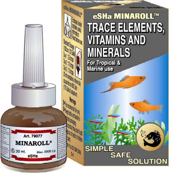 eSHa Minaroll Trace Elements, Vitamins & Minerals 20ml - Real Aquatics