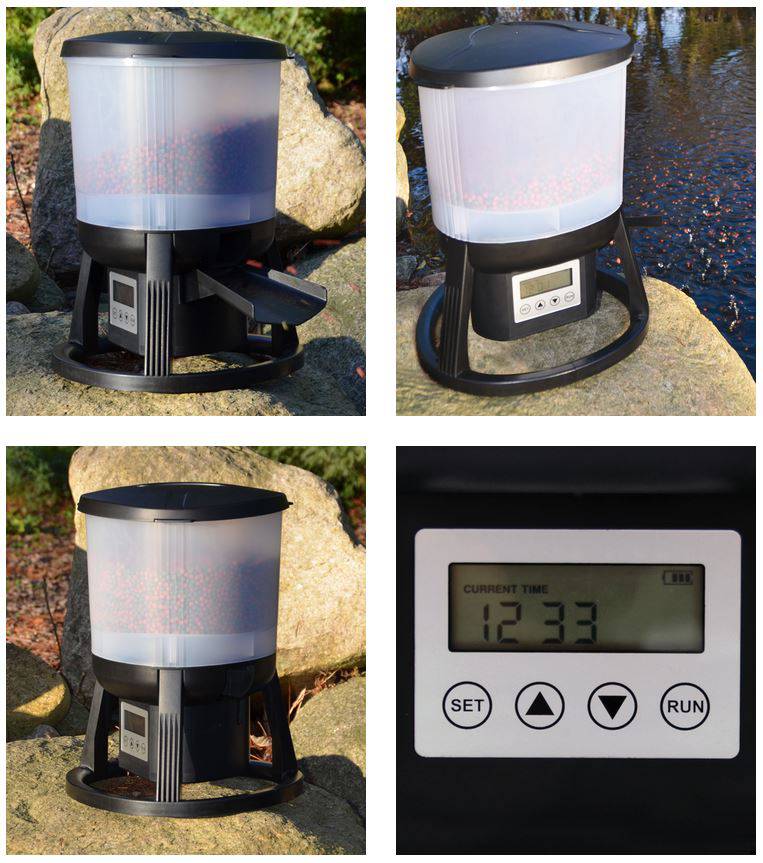 Evolution Aqua EVOFEED Automatic Pond Fish Food Feeder - Real Aquatics