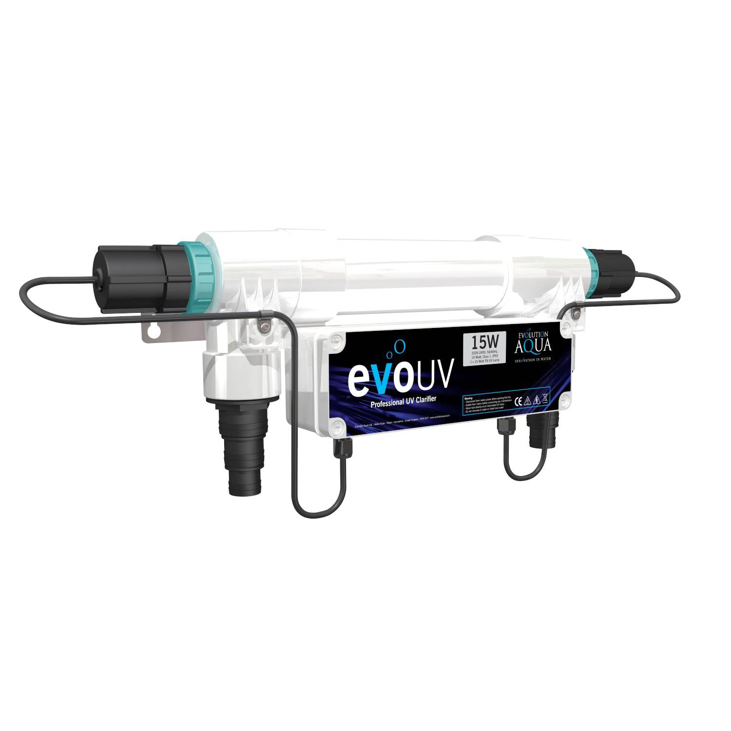 Evolution Aqua evoUV Pond UV Clarifiers 2021 15w - Real Aquatics