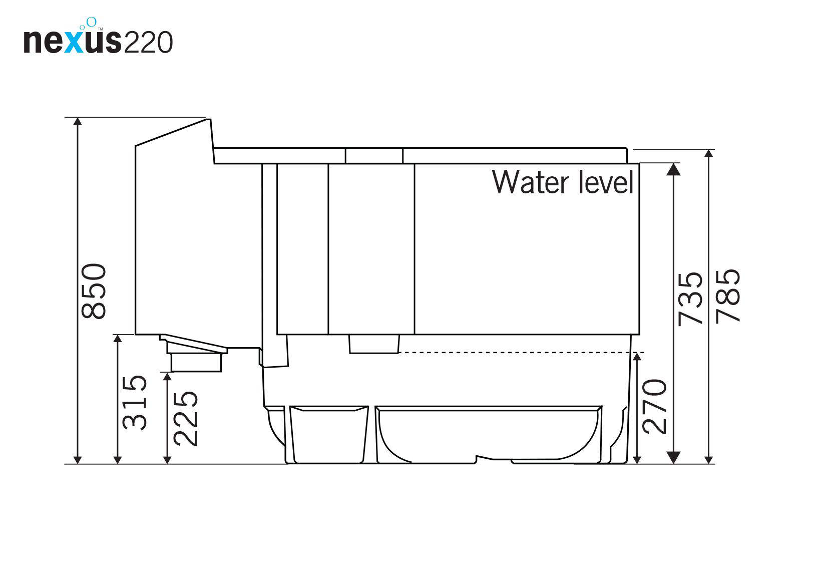 Evolution Aqua Pond Filter Nexus 220 Ponds up to 18000L - Real Aquatics