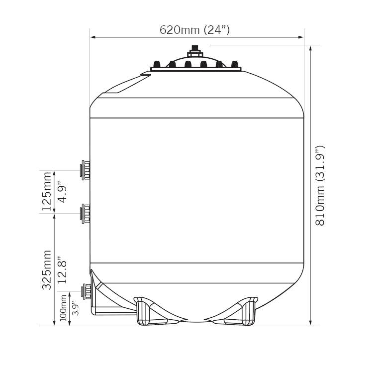 Evolution Aqua Pressure Pond K+ Advanced Filter 24 - Real Aquatics