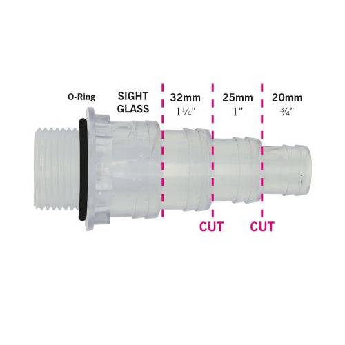 Evolution Aqua Clear Hosetail and O-Ring for Inlet