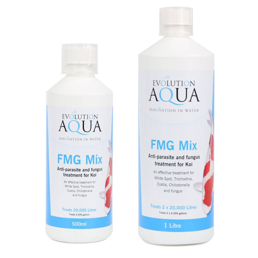 Evolution Aqua Pond FMG Mix Anti-parasite and Fungus Treatment for Koi 500/1000ml - Real Aquatics