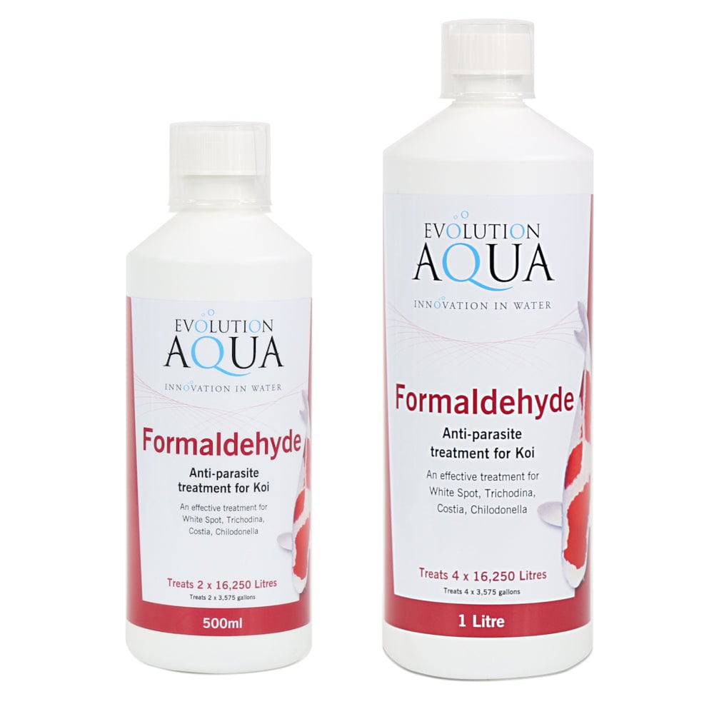 Evolution Aqua Pond Formaldehyde Anti-parasite Treatment for Koi 500/1000ml - Real Aquatics