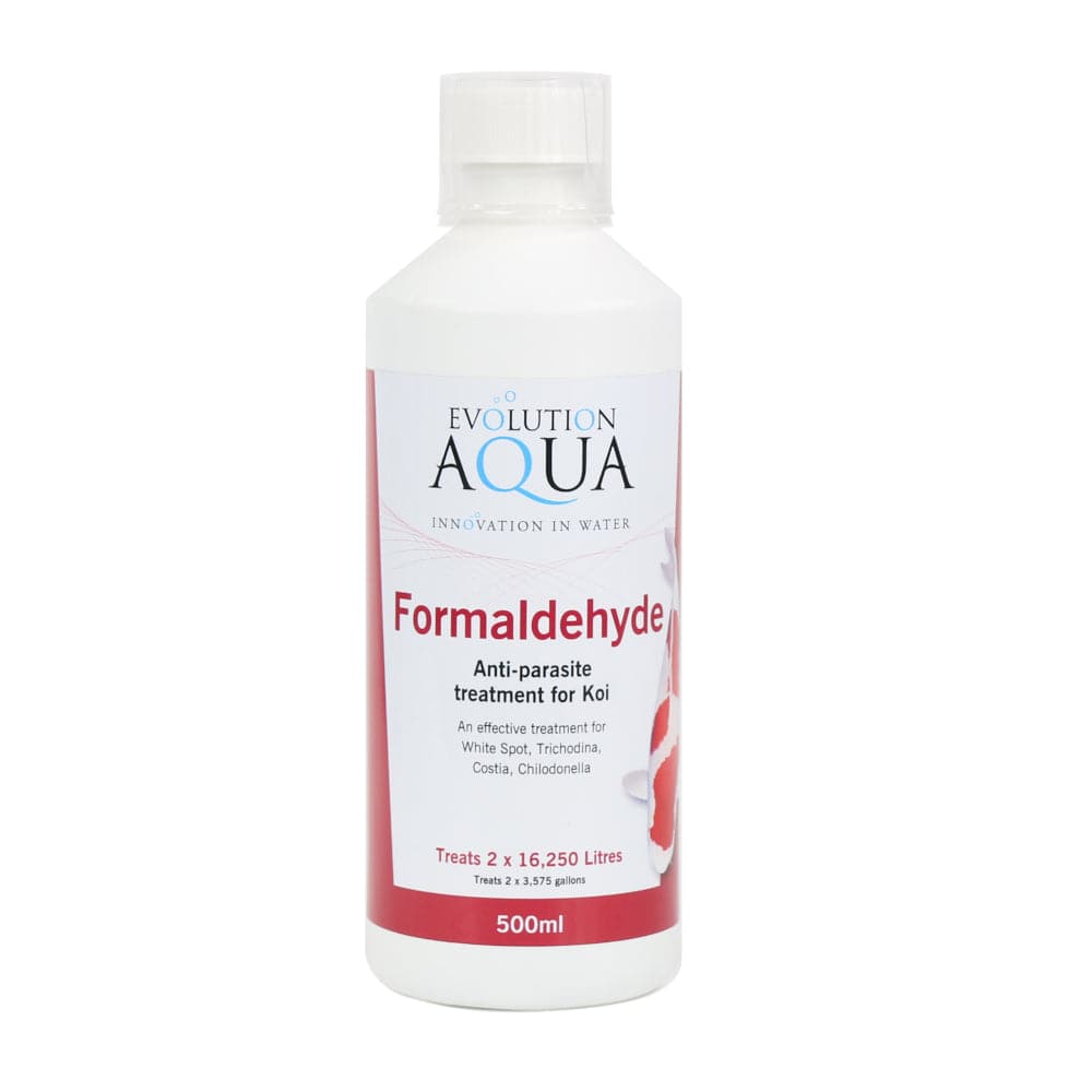 Evolution Aqua Pond Formaldehyde Anti-parasite Treatment for Koi 500/1000ml - Real Aquatics