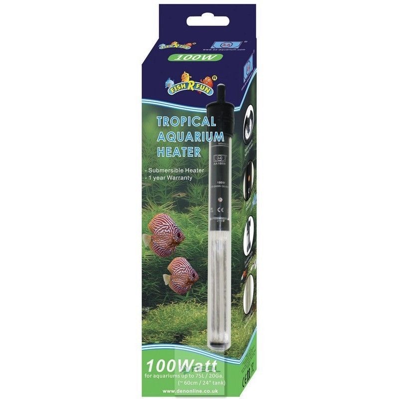 Fish R Fun Aquarium Fish Tank Heater 100w | Real Aquatics
