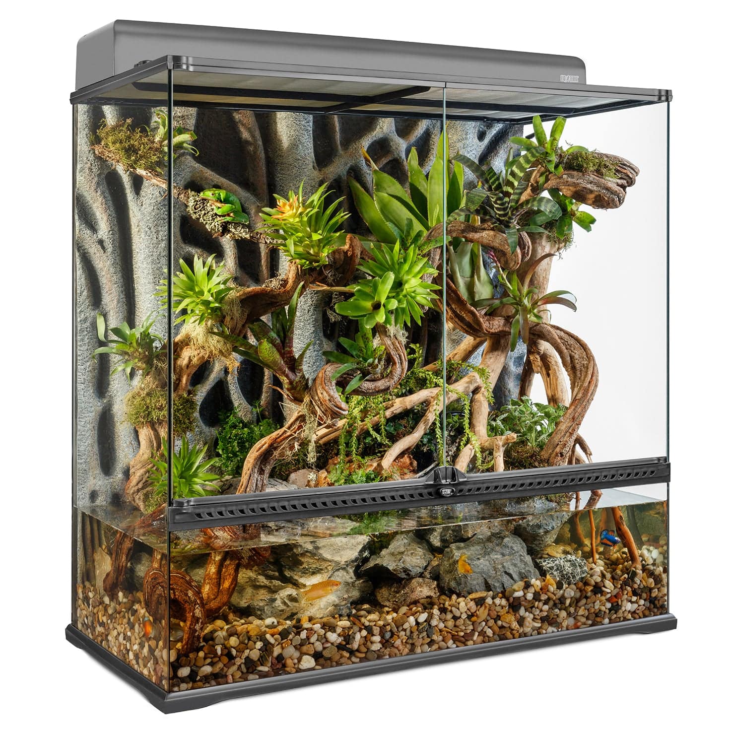 Exo Terra Natural Terrarium/Paludarium Large X-Tall 90 x 45 x 90cm