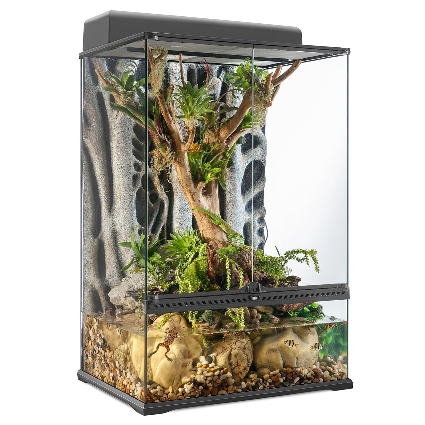 Exo Terra Natural Terrarium / Paludarium Medium X-Tall 60 x 45 x 90cm