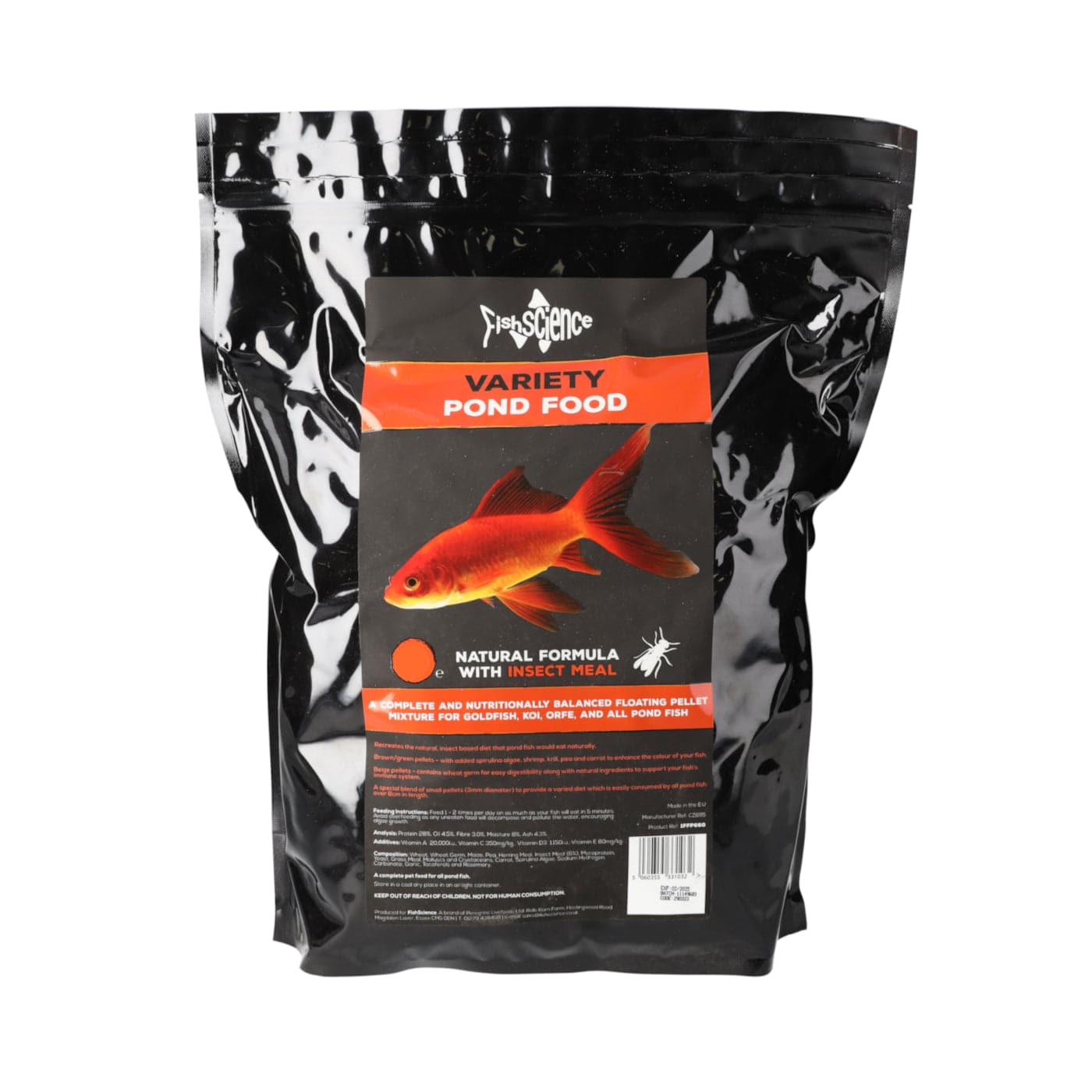 FishScience Variety Pond Fish Food 225g/5L/10L - Real Aquatics