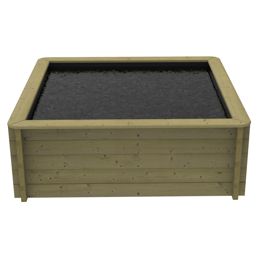 The Garden Timber Company Wooden Fish Ponds 2x2m 697mm Height 1912L