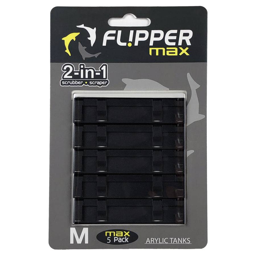 Flipper MAX Replacement Blades for Acrylic Pack of 5 - Real Aquatics