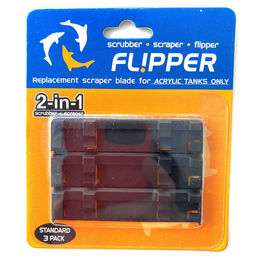 Flipper Replacement Blades for Acrylic Pack of 3 - Real Aquatics