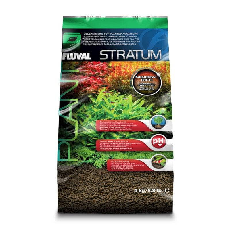 Fluval Stratum Planting Substrate for Aquariums 3 Sizes - Real Aquatics