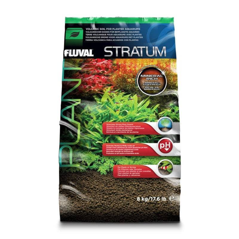 Fluval Stratum Planting Substrate for Aquariums 3 Sizes - Real Aquatics