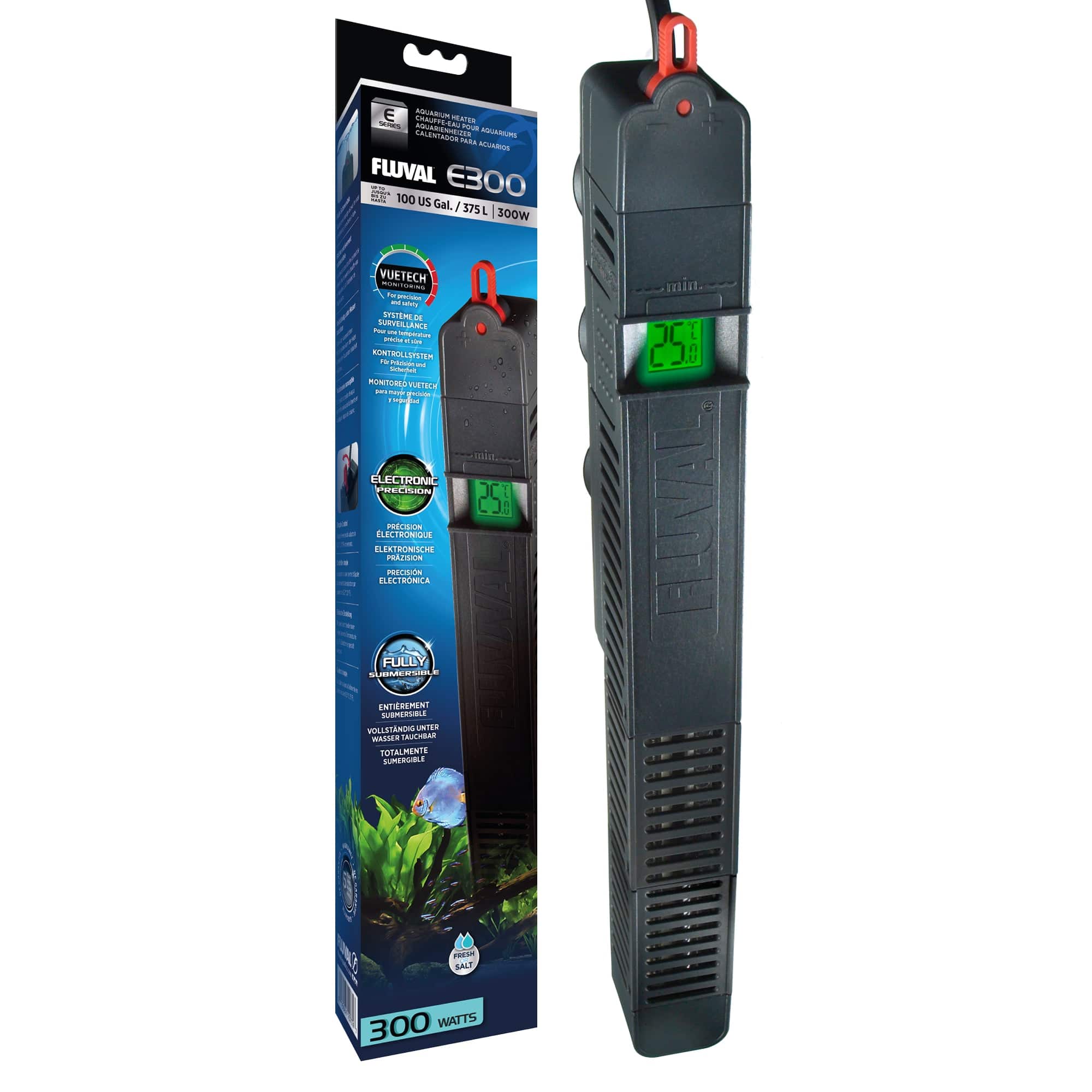 Fluval E Series Advanced Electronic Heaters 300w