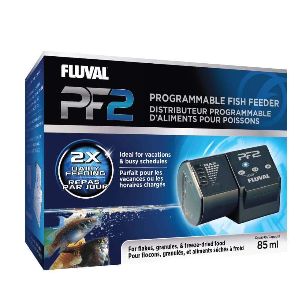 Fluval PF2 Automatic Programmable Fish Food Feeder - Real Aquatics