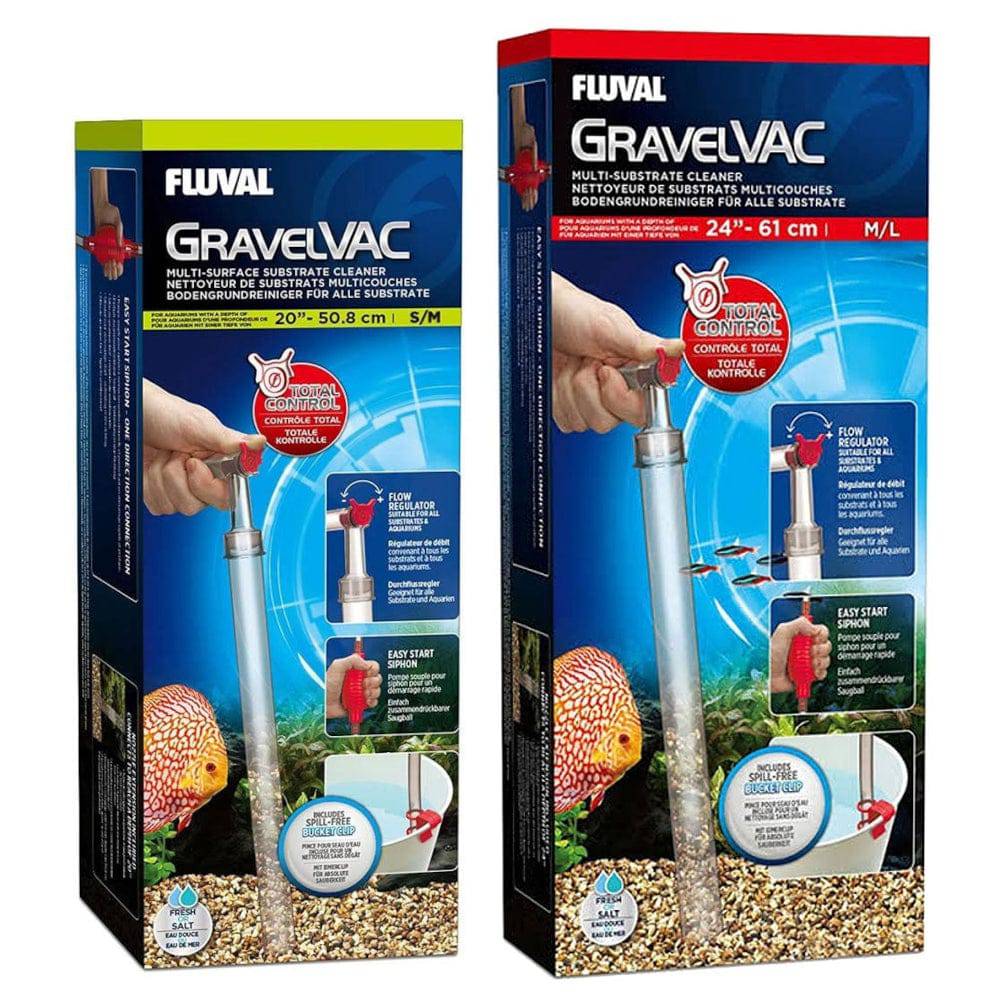 Fluval Gravel VAC Multi-Substrate Cleaner 2 Sizes - Real Aquatics