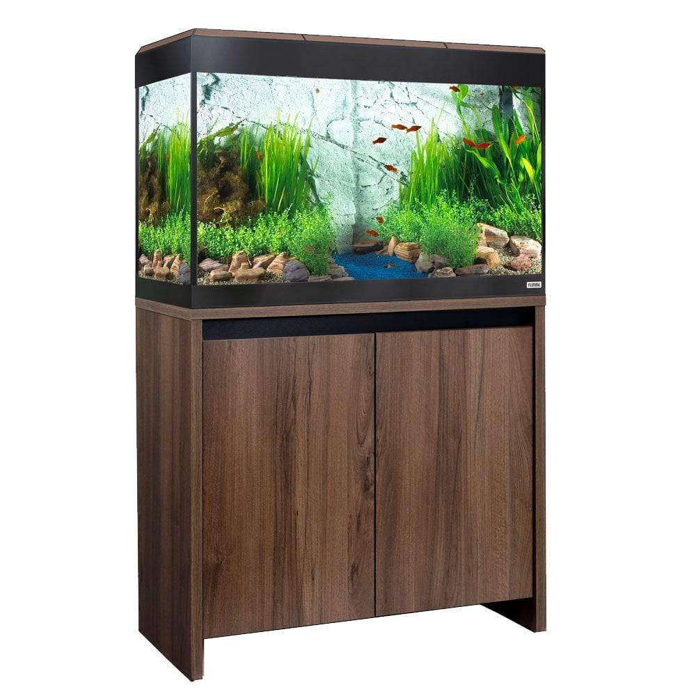 Fluval Roma 125 Aquarium & Cabinet with Bluetooth LED Lighting 4 Colours - Real Aquatics