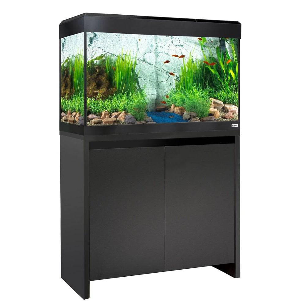 Fluval Roma 125 Aquarium & Cabinet with Bluetooth LED Lighting 4 Colours - Real Aquatics