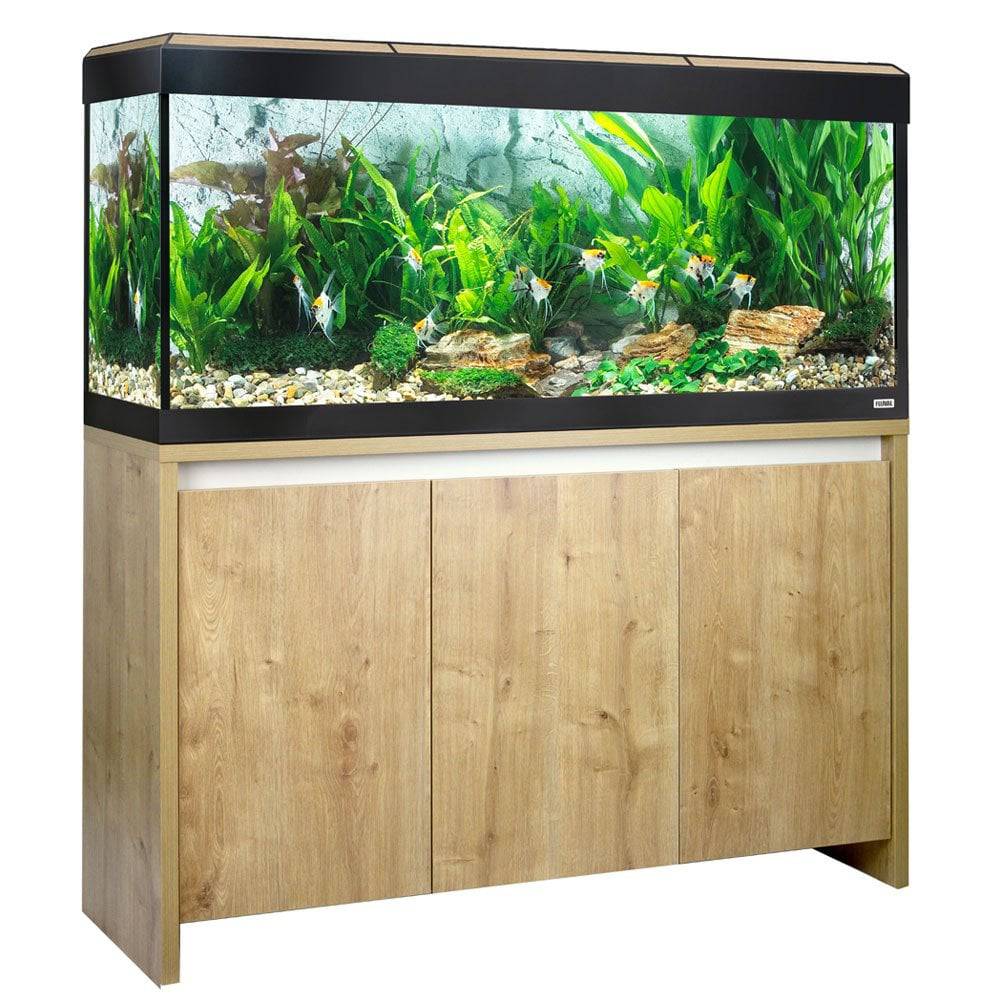 Fluval Roma 240 Aquarium & Cabinet with Bluetooth LED Lighting 3 Colours