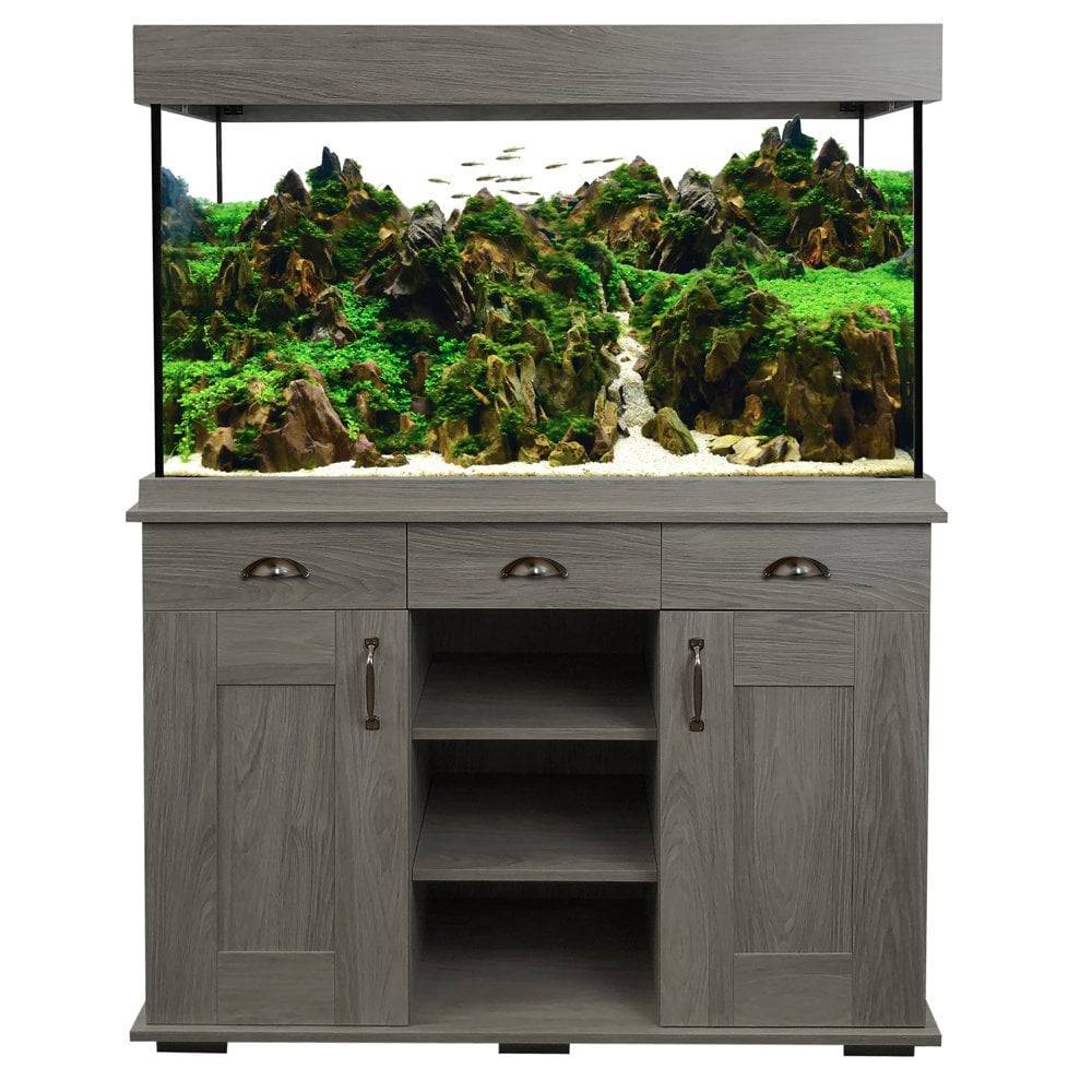 Fluval Shaker 252L Aquarium Fish Tank & Cabinet Slate Grey