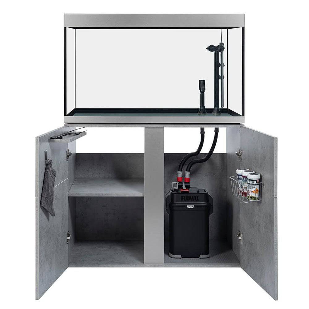 Fluval Siena 272L Aquarium & Cabinet Set Concrete