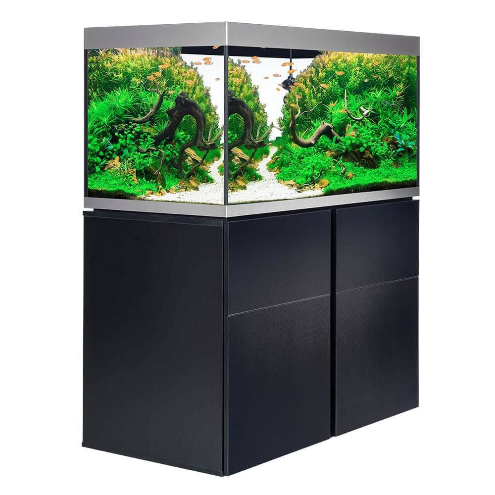 Fluval Siena 332L Aquarium & Cabinet Set Black