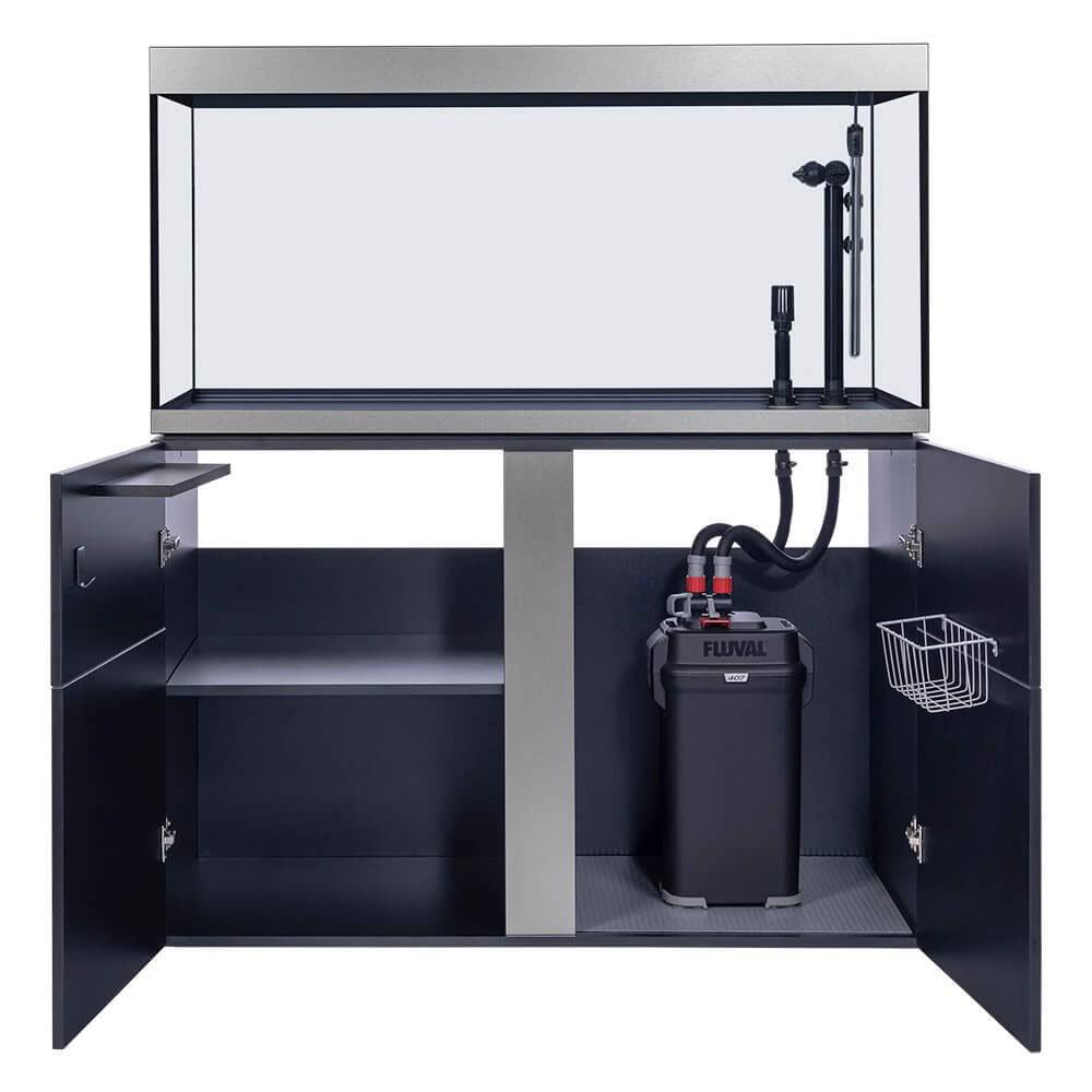 Fluval Siena 332L Aquarium & Cabinet Set Black