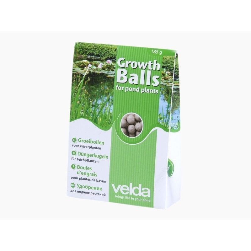 Engrais Pour Plantes Aquatiques - Velda Super Growth Balls XL (55 Boules De 20g) - Pour Nénuphars, Bassin, étang - Naturel à Base D'argile Bleue