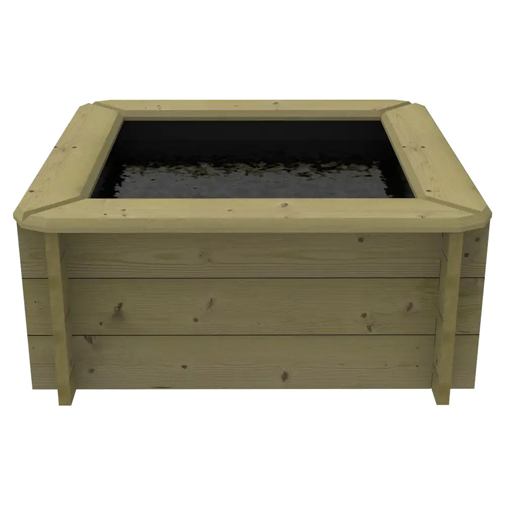 The Garden Timber Company Wooden Fish Ponds 1x1m 429mm Height 221L