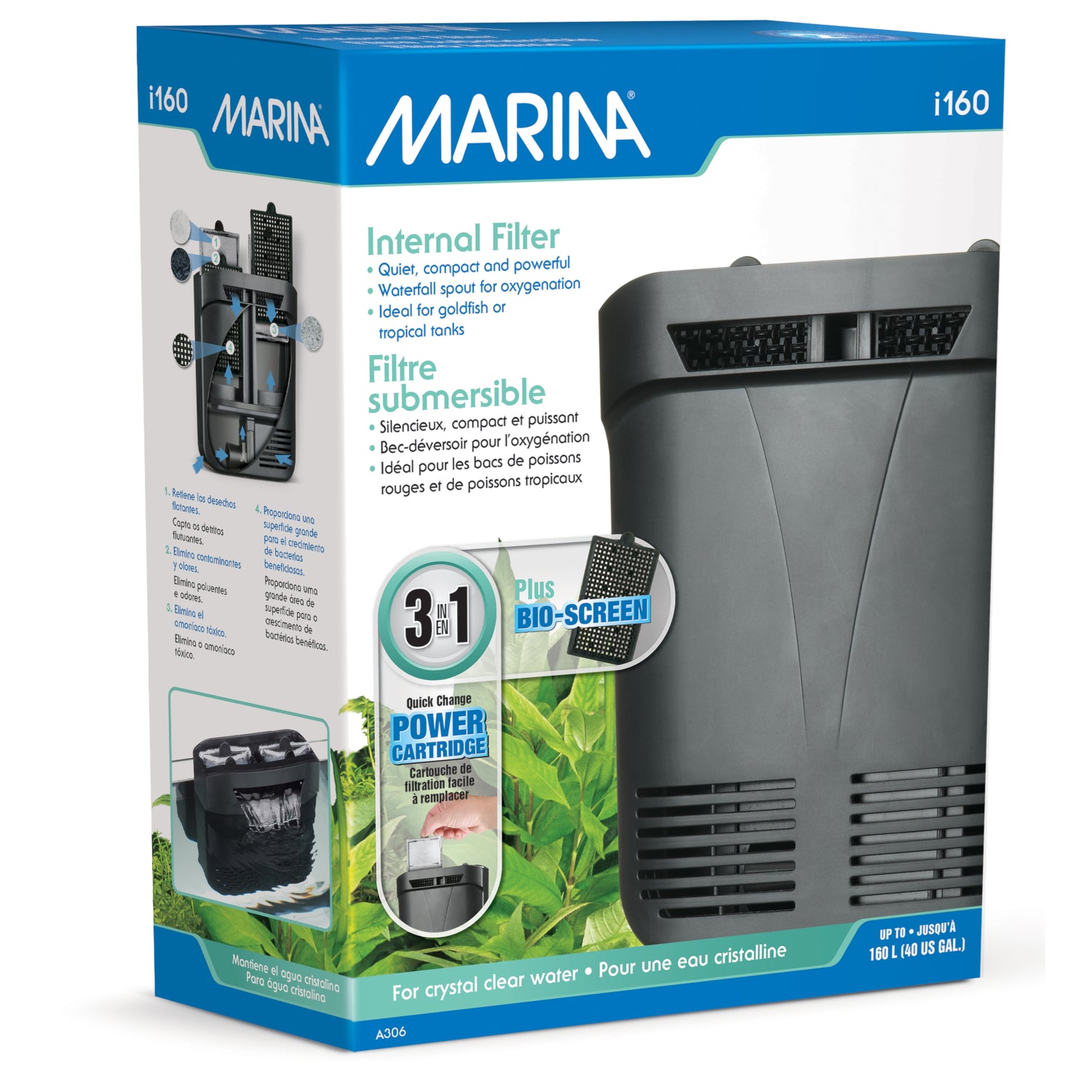 Marina i160 Internal Filter for Aquariums up to 160L