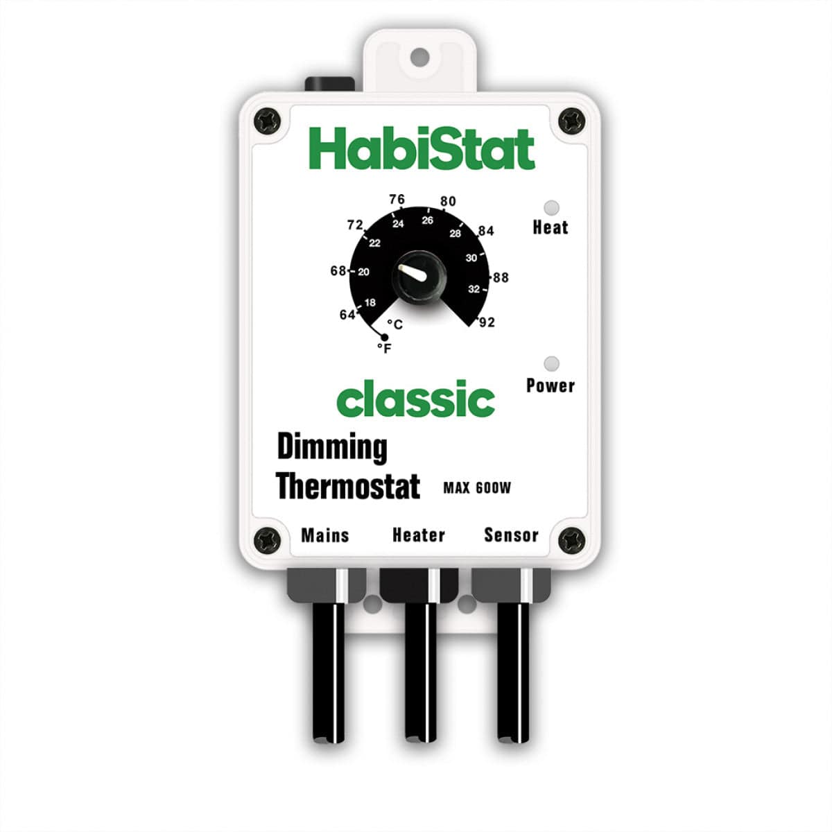 Habistat Thermostats Heat Dimming 600w 2 Colours - Real Aquatics