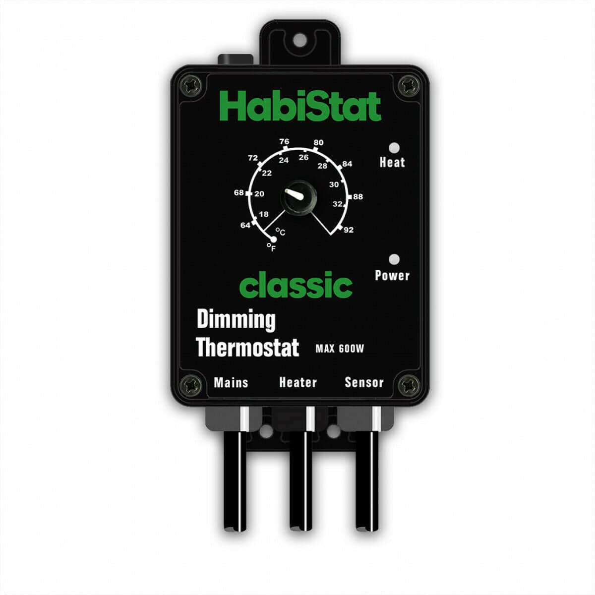 Habistat Thermostats Heat Dimming 600w 2 Colours - Real Aquatics