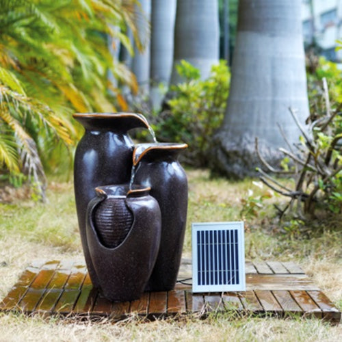 PondXpert Solar Water Feature Cascading Jugs