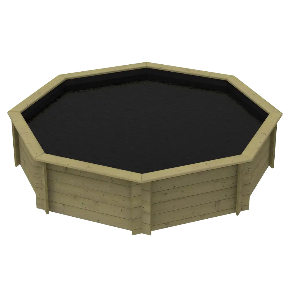 The Garden Timber Company Wooden Fish Ponds 10ft Octagonal 697mm Height 4078L