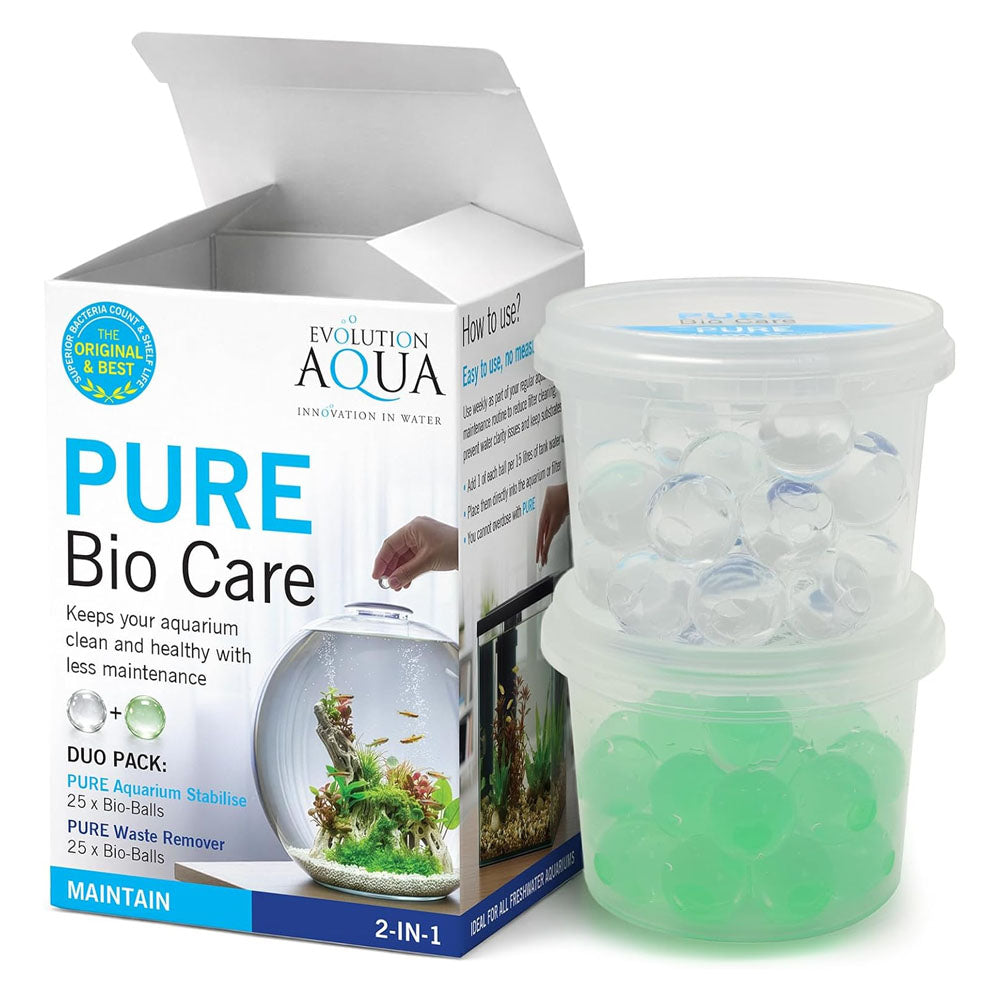 Evolution Aqua PURE Bio Care Duo Pack – 2-in-1 Aquarium Treatment