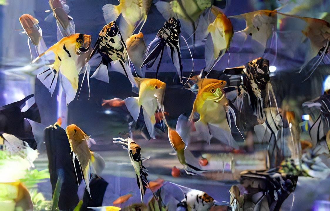 Assorted Angelfish Pterophyllum Scalare