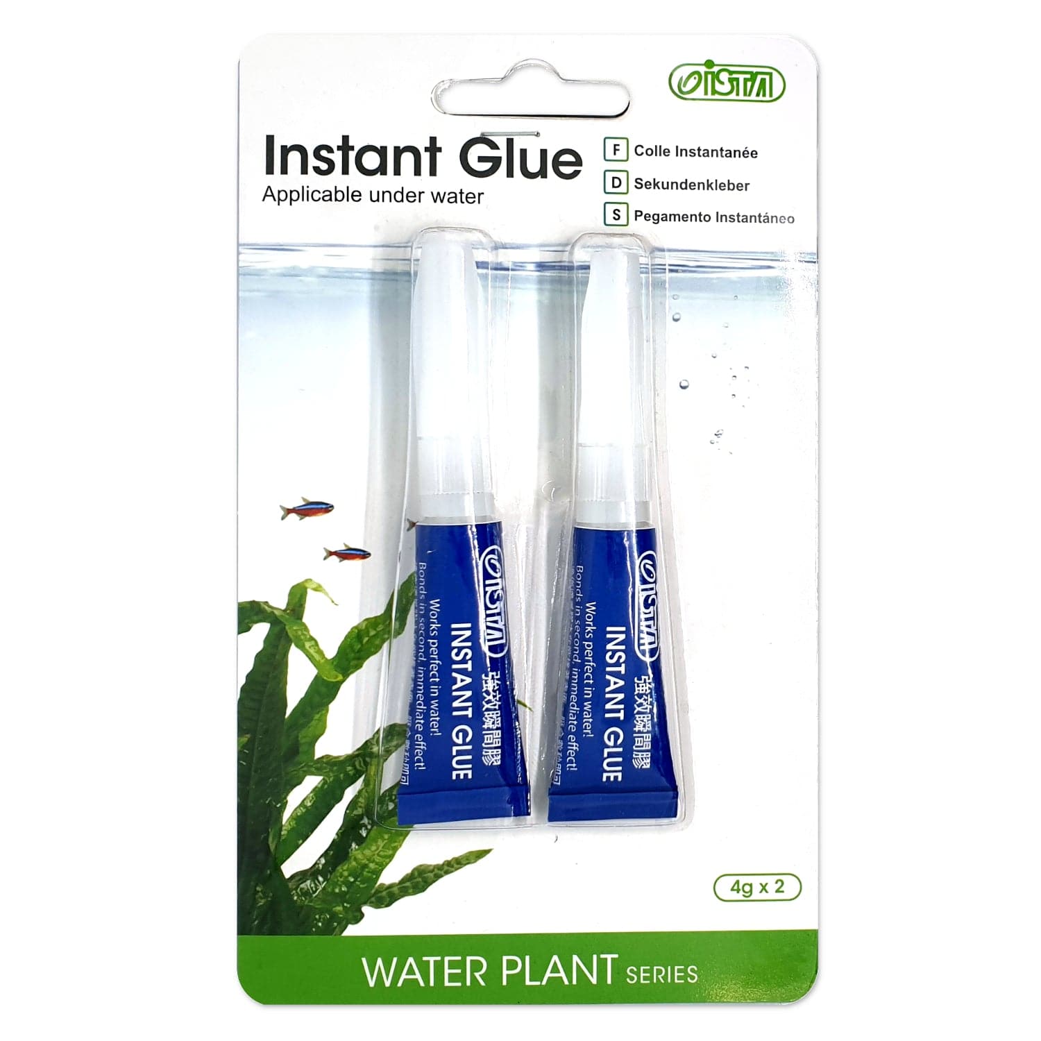 ISTA Instant Glue Underwater Sealant 4g x 2 - Real Aquatics