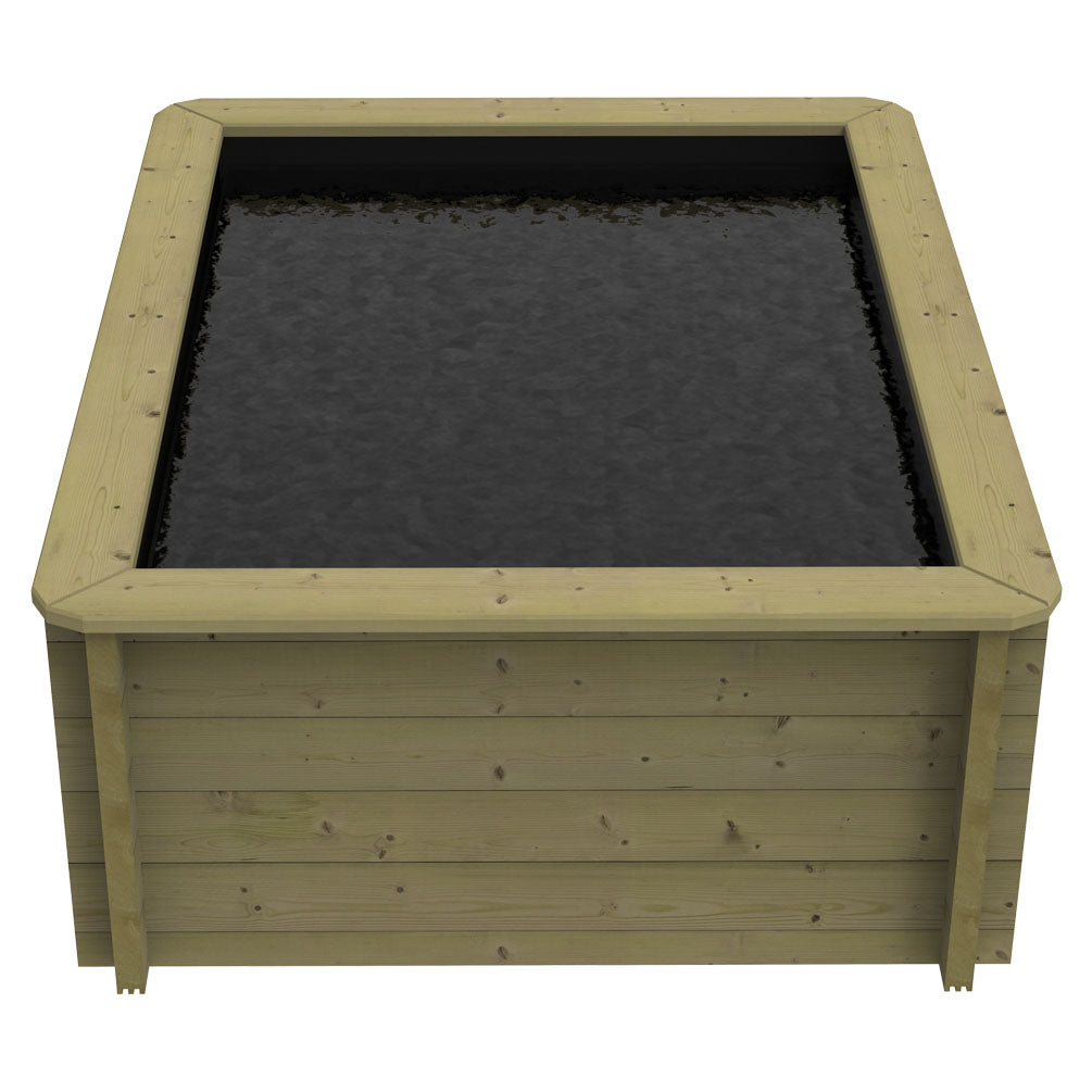 The Garden Timber Company Wooden Fish Ponds 2x1.5m 697mm Height 1367L