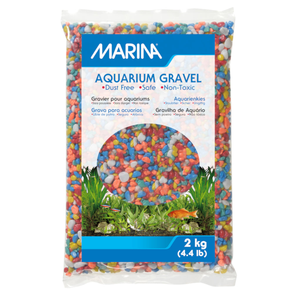 Marina Decorative Aquarium Gravel Rainbow 2kg