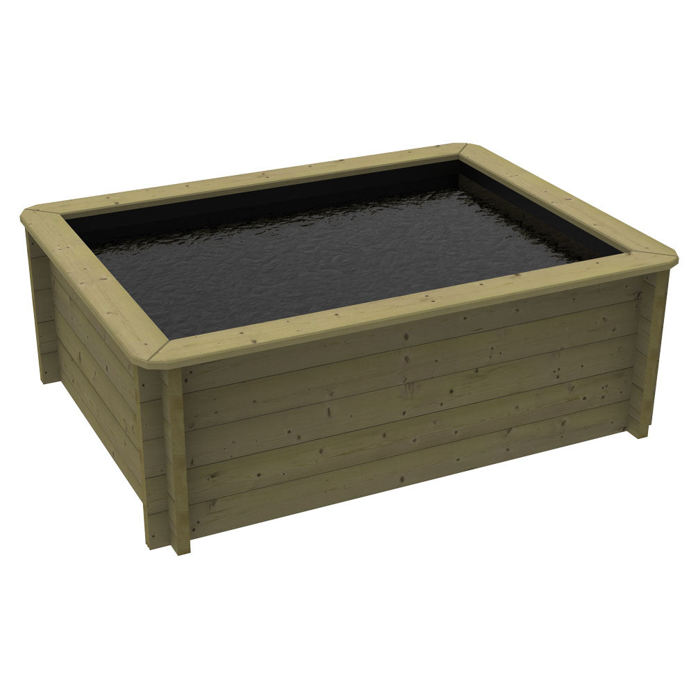 The Garden Timber Company Wooden Fish Ponds 2x1.5m 697mm Height 1367L