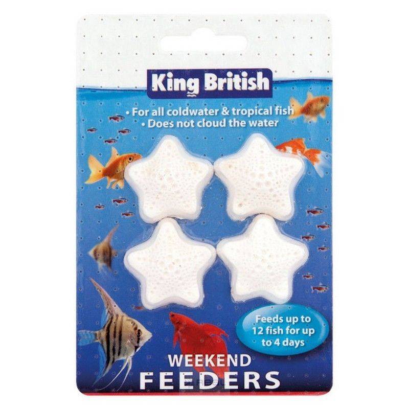 King British Weekend Feeders Food Block calcium feed for aquarium fish tropical - Real Aquatics