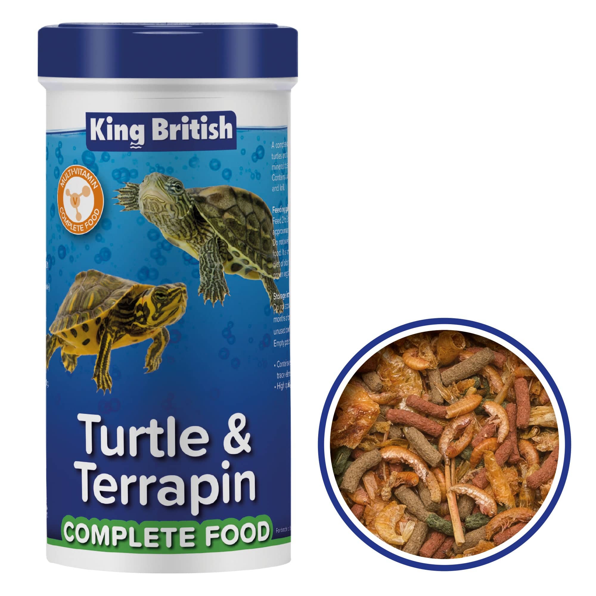 King British Turtle and Terrapin Complete Food 80/200g - Real Aquatics